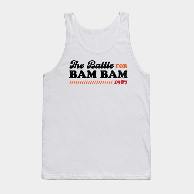 The Battle for Bam Bam Tank Top by Mark Out Market